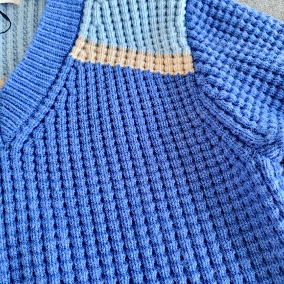 Marni x Uniqlo Popcorn Knitted Long Sleeve V Neck Sweater Sz XS - Picture 9 of 13